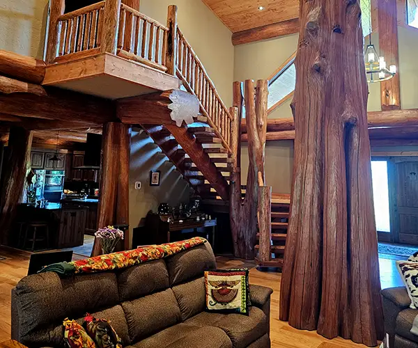 Exterior Log Home
