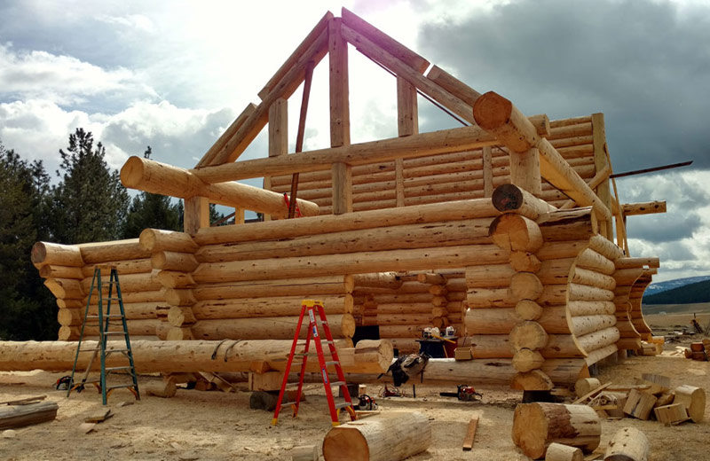 Log home detail